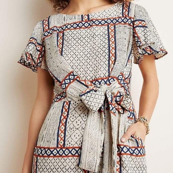 anthropologie letizia jumpsuit / size 4 - Picture 2 of 8